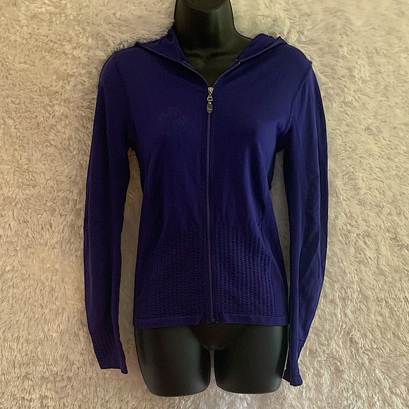 climawear Jackets & Blazers - Ladies L/XL Climawear Zippered Jacket In A Bluish/Purple